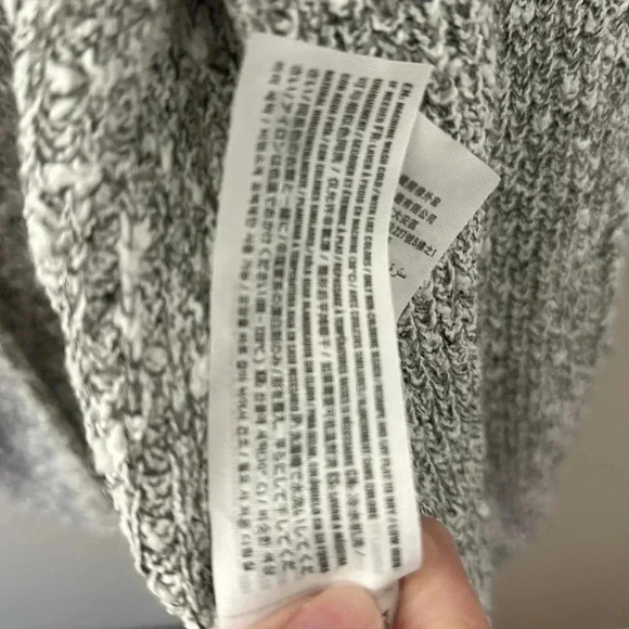 Women’s Abercrombie & Fitch A&F Gray Open Sweater Cardigan with Pockets! Size M - Picture 5 of 9